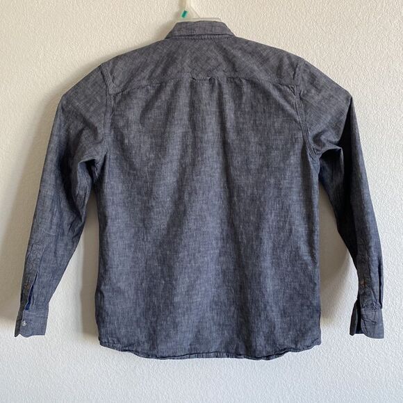 TIMBERLAND Men’s 100% Cotton Denim Like Shirt Size M - Picture 4 of 5